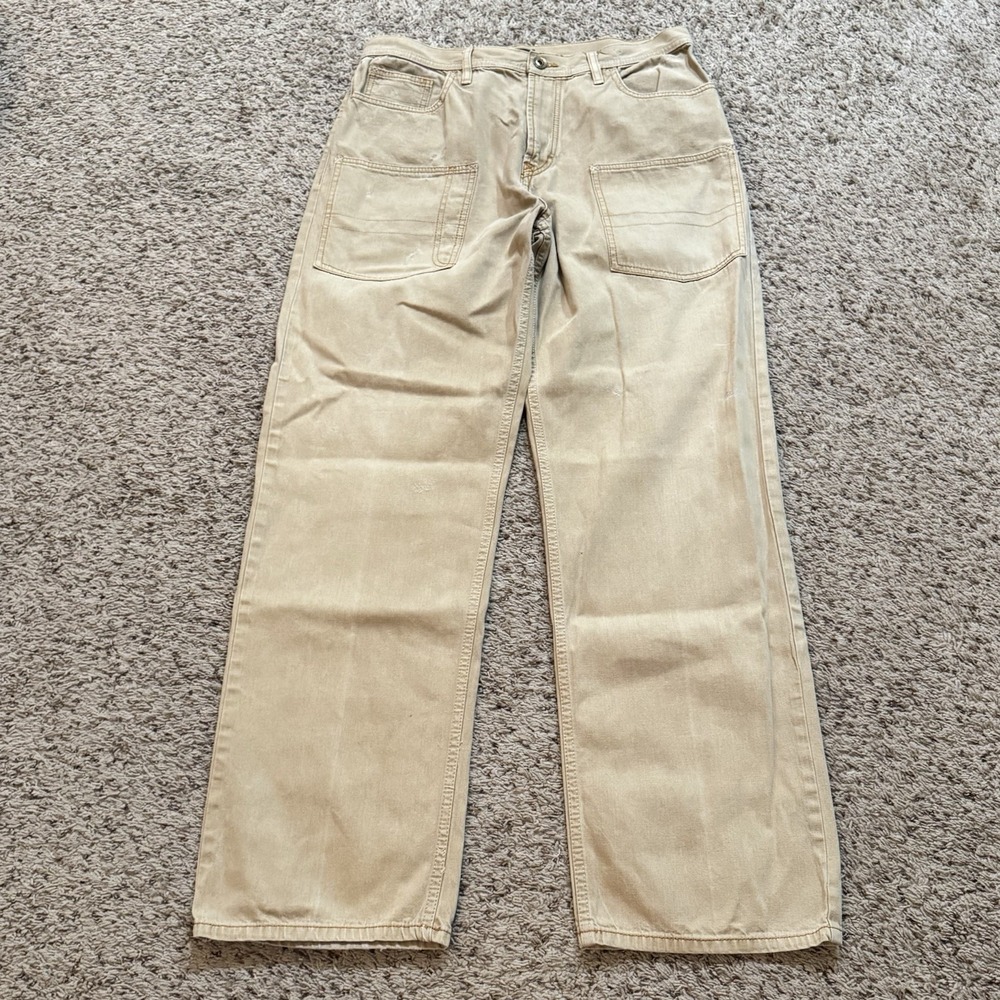 Sean‎ John Men's Khaki Tan Jeans 34x32 Straight Leg NEW Without Tags